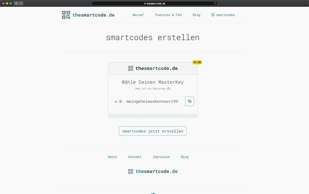 smartcodes erstellen
